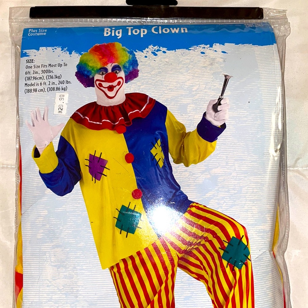 Adult Clown Halloween Costume